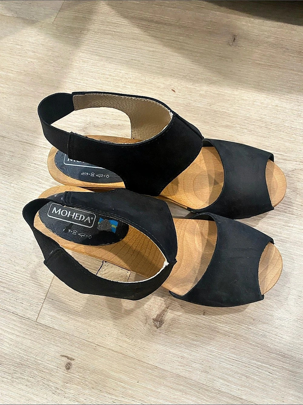 Moheda Sweden Wooden Clog Sandals 38